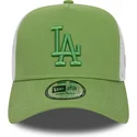 shapka-izvita-traker-zelena-snapbek-a-frame-league-essential-na-los-angeles-dodgers-mlb-ot-new-era