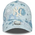 shapka-izvita-sinya-reguliruem-9forty-floral-all-over-print-na-new-york-yankees-mlb-ot-new-era