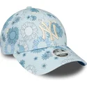 shapka-izvita-sinya-reguliruem-9forty-floral-all-over-print-na-new-york-yankees-mlb-ot-new-era