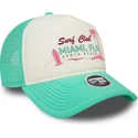 shapka-izvita-traker-zelena-snapbek-a-frame-foam-front-na-miami-surf-club-florida-ot-new-era