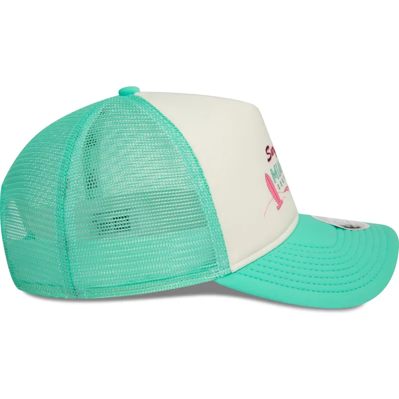 shapka-izvita-traker-zelena-snapbek-a-frame-foam-front-na-miami-surf-club-florida-ot-new-era