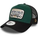 shapka-izvita-traker-zelena-snapbek-a-frame-patch-motorsport-ot-new-era