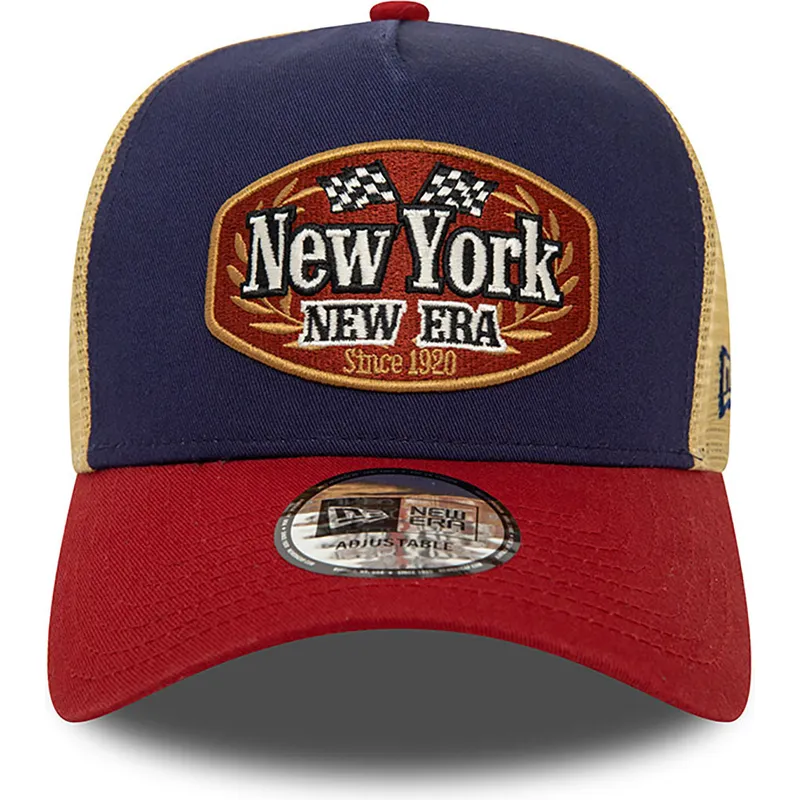 shapka-izvita-traker-mnogocveten-snapbek-a-frame-patch-new-york-ot-new-era