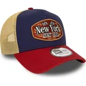 new-era-a-frame-patch-new-york-mehrfarbige-trucker-kappe