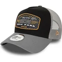 new-era-a-frame-patch-new-york-racing-schwarz-graue-trucker-cap