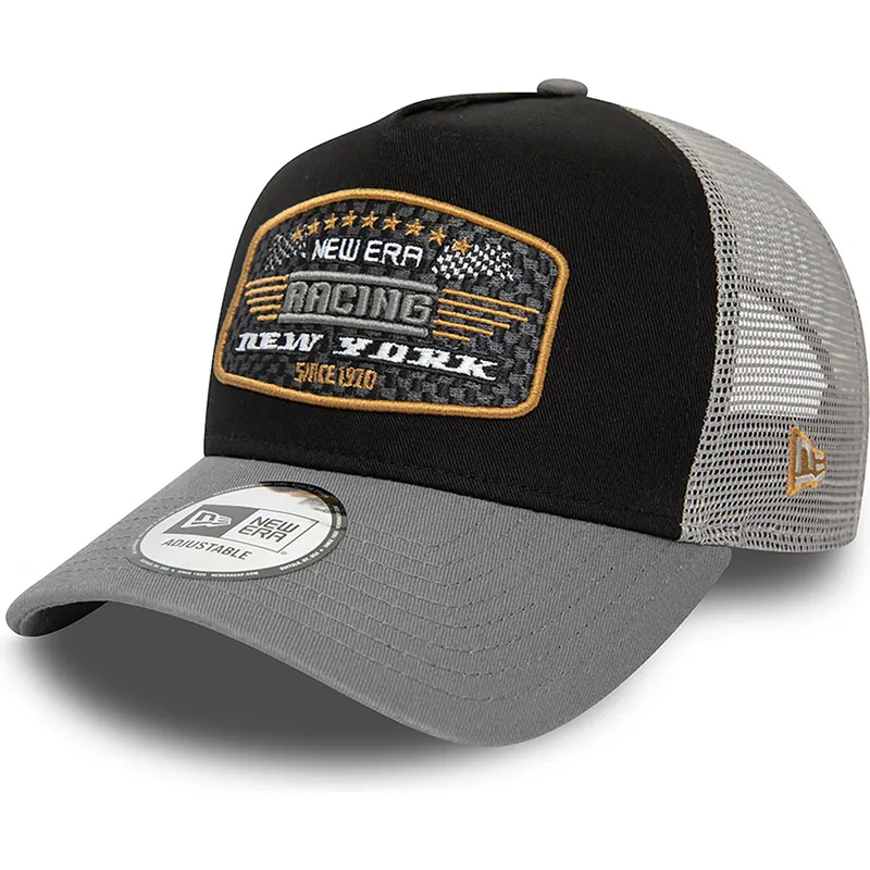 shapka-izvita-traker-cherna-snapbek-a-frame-patch-new-york-racing-ot-new-era