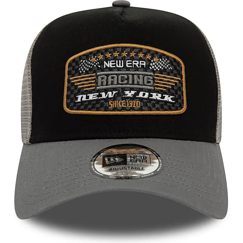 shapka-izvita-traker-cherna-snapbek-a-frame-patch-new-york-racing-ot-new-era