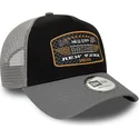 new-era-a-frame-patch-new-york-racing-schwarz-graue-trucker-cap