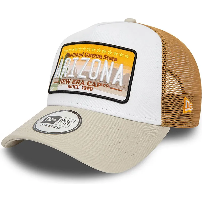 shapka-izvita-traker-kafyav-snapbek-a-frame-patch-arizona-ot-new-era