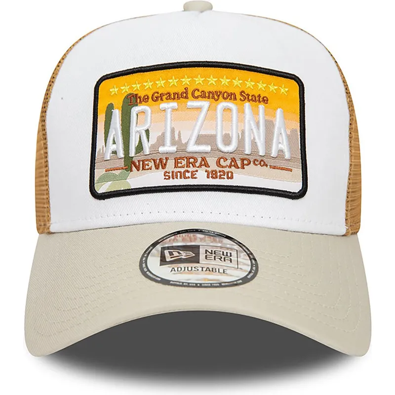 shapka-izvita-traker-kafyav-snapbek-a-frame-patch-arizona-ot-new-era