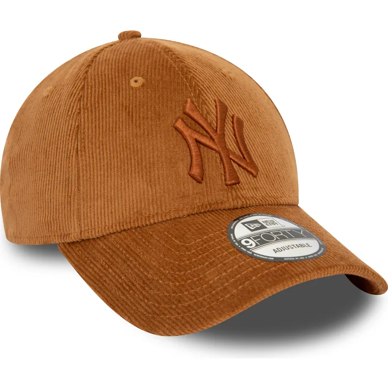 shapka-izvita-kafyav-reguliruem-9forty-cord-na-new-york-yankees-mlb-ot-new-era