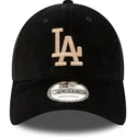 shapka-izvita-cherna-reguliruem-9forty-cord-na-los-angeles-dodgers-mlb-ot-new-era