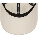 verstellbare-beige-gebogene-kappe-mit-braunem-logo-9twenty-boucle-der-los-angeles-dodgers-mlb-von-new-era