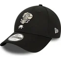 shapka-izvita-cherna-reguliruem-9forty-minor-league-na-lansing-lugnuts-milb-ot-new-era