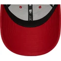rote-verstellbare-9forty-curved-cap-minor-league-modesto-nuts-milb-von-new-era