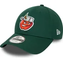 shapka-izvita-zelena-reguliruem-9forty-minor-league-na-fort-wayne-tincaps-milb-ot-new-era