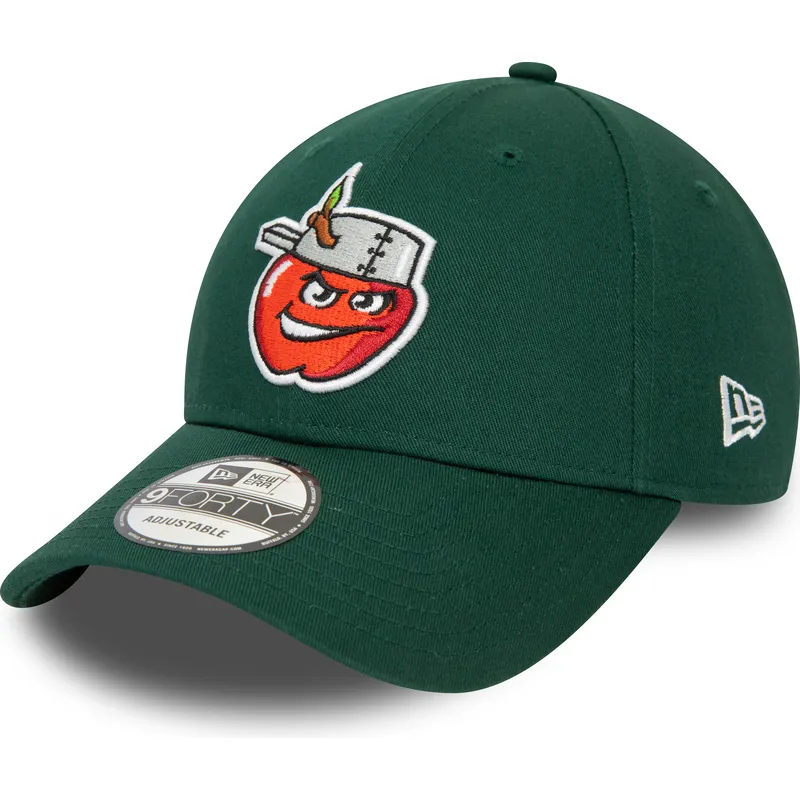 shapka-izvita-zelena-reguliruem-9forty-minor-league-na-fort-wayne-tincaps-milb-ot-new-era