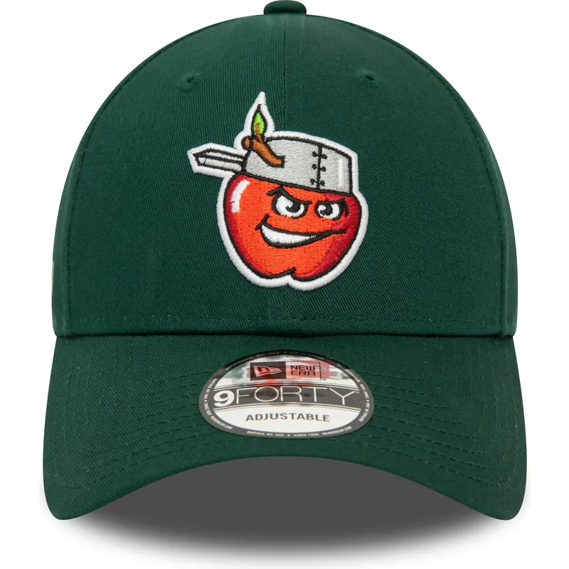 shapka-izvita-zelena-reguliruem-9forty-minor-league-na-fort-wayne-tincaps-milb-ot-new-era