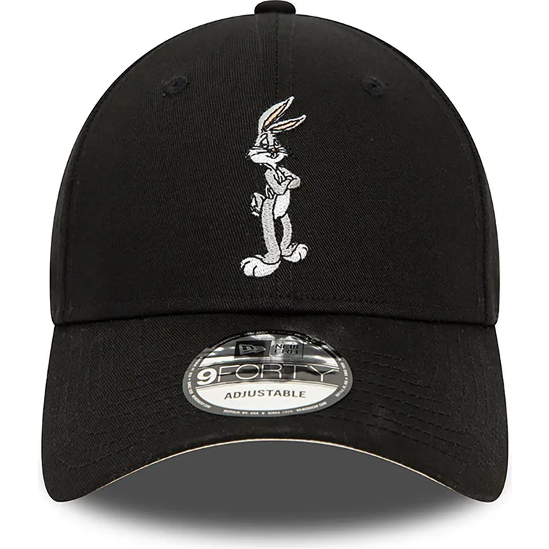 shapka-izvita-cherna-reguliruem-9forty-character-na-bugs-bunny-looney-tunes-ot-new-era