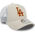 shapka-izvita-traker-bezhov-snapbek-a-frame-boucle-na-los-angeles-dodgers-mlb-ot-new-era