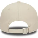 beige-justerbar-9forty-team-outline-new-york-yankees-mlb-kasket-fra-new-era