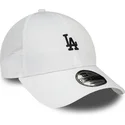 weisse-verstellbare-9forty-home-field-trucker-cap-der-los-angeles-dodgers-mlb-von-new-era