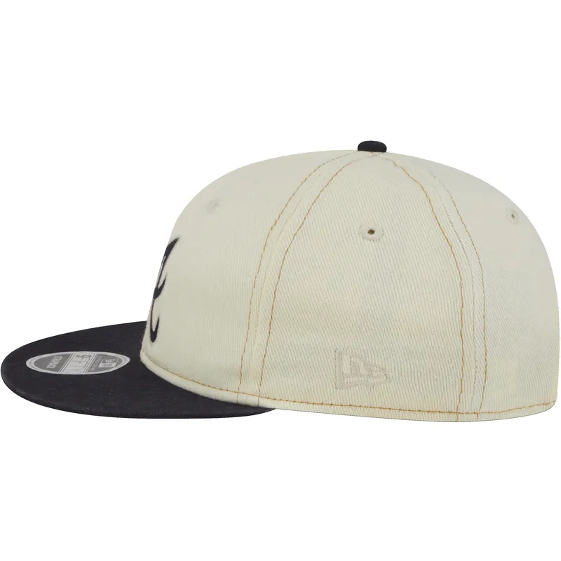 shapka-ploska-bezhov-snapbek-9fifty-retro-crown-denim-na-atlanta-braves-mlb-ot-new-era