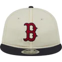 boston-red-sox-mlb-9fifty-retro-crown-denim-kappe-in-beige-und-marineblau-von-new-era