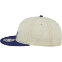 beige-blaue-9fifty-retro-crown-denim-kappe-der-los-angeles-dodgers-mlb-von-new-era