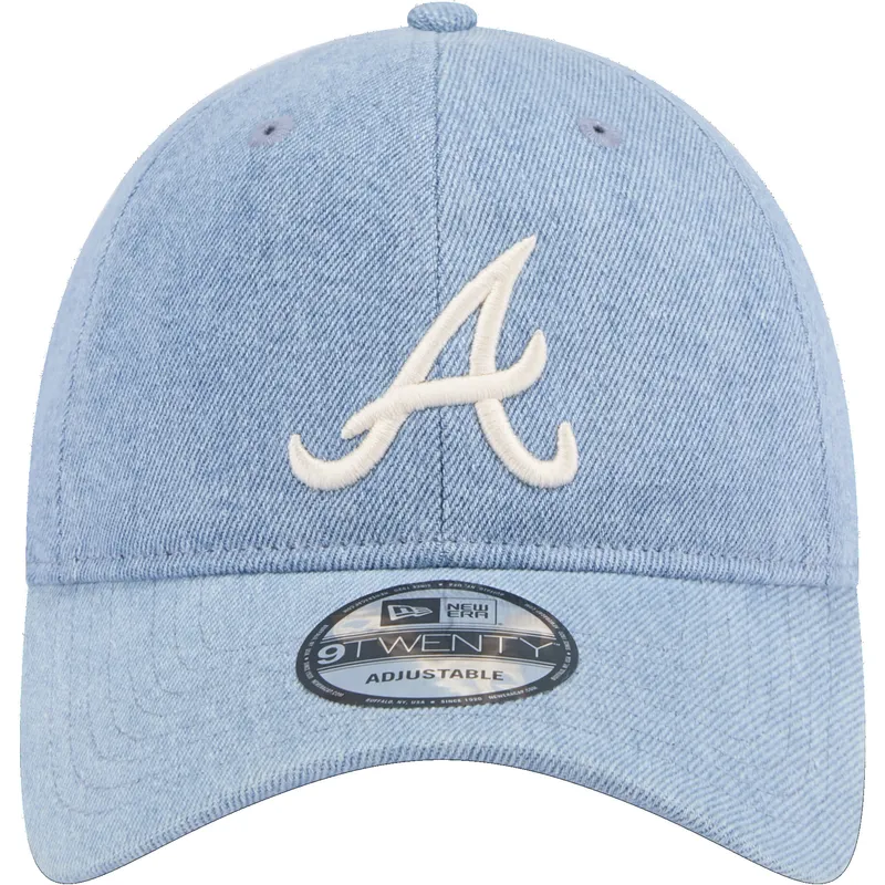 shapka-izvita-sinya-reguliruem-9twenty-washed-denim-na-atlanta-braves-mlb-ot-new-era