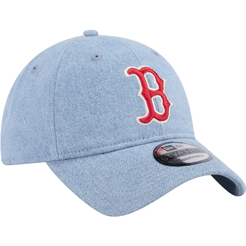 9twenty-washed-denim-boston-red-sox-mlb-verstellbare-blaue-kappe-von-new-era
