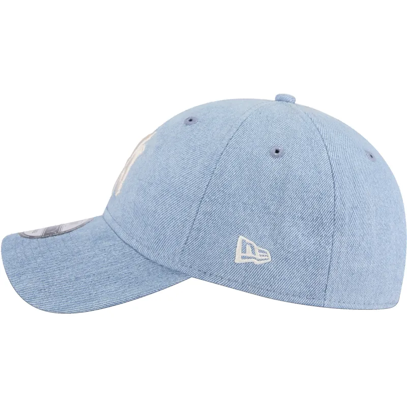 shapka-izvita-sinya-reguliruem-9twenty-washed-denim-na-new-york-yankees-mlb-ot-new-era