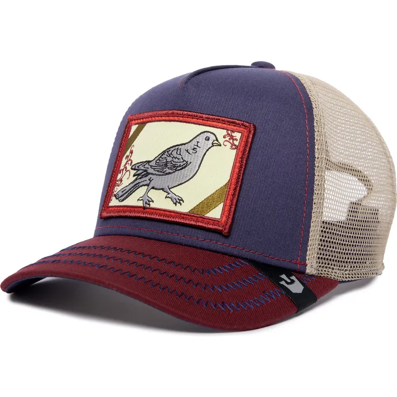 shapka-izvita-traker-mnogocveten-snapbek-ye-olde-birdie-the-farm-retro-classic-the-farm-ot-goorin-bros