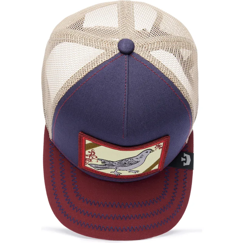 shapka-izvita-traker-mnogocveten-snapbek-ye-olde-birdie-the-farm-retro-classic-the-farm-ot-goorin-bros