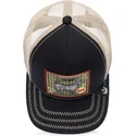 schwarze-und-beige-trucker-kappe-ye-olde-cobra-goat-the-farm-retro-classic-von-goorin-bros
