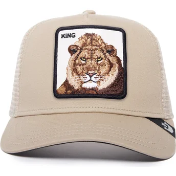 shapka-izvita-traker-bezhov-snapbek-the-king-lion-the-farm-ot-goorin-bros