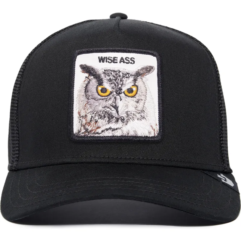 shapka-izvita-traker-cherna-snapbek-wise-ass-owl-the-farm-premium-the-farm-ot-goorin-bros