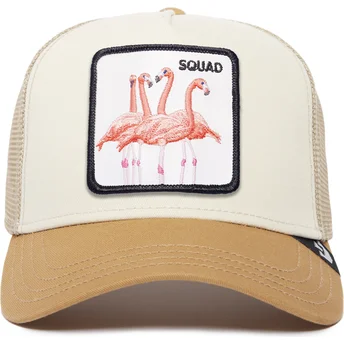shapka-izvita-traker-bezhov-snapbek-squad-the-farm-premium-the-farm-ot-goorin-bros
