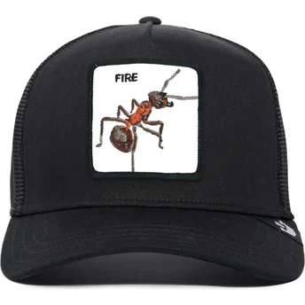 Goorin Bros. sort trucker-kasket med myre Fire The Farm Premium
