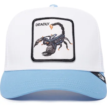 Goorin Bros. Scorpion Deadly The Farm Premium Бяла и Синя Шапка Тракер