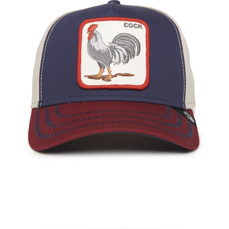 shapka-izvita-mnogocveten-snapbek-cock-all-american-rooster-100-the-farm-all-over-canvas-the-farm-ot-goorin-bros