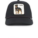 shapka-izvita-cherna-snapbek-alpha-dog-100-the-farm-all-over-canvas-the-farm-ot-goorin-bros
