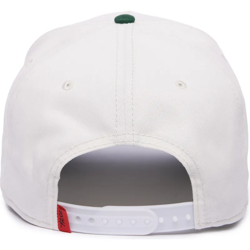 weisse-gebogene-snapback-kappe-kuh-cash-cow-100-the-farm-all-over-canvas-von-goorin-bros