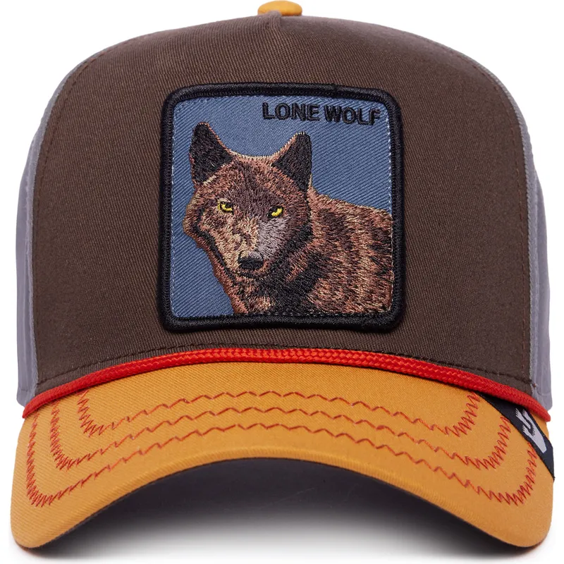 shapka-izvita-mnogocveten-snapbek-lone-wolf-100-the-farm-all-over-canvas-the-farm-ot-goorin-bros