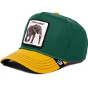 goorin-bros-gron-og-gul-snapback-elefant-kasket-med-buet-skygge-extra-large-100-the-farm-all-over-canvas