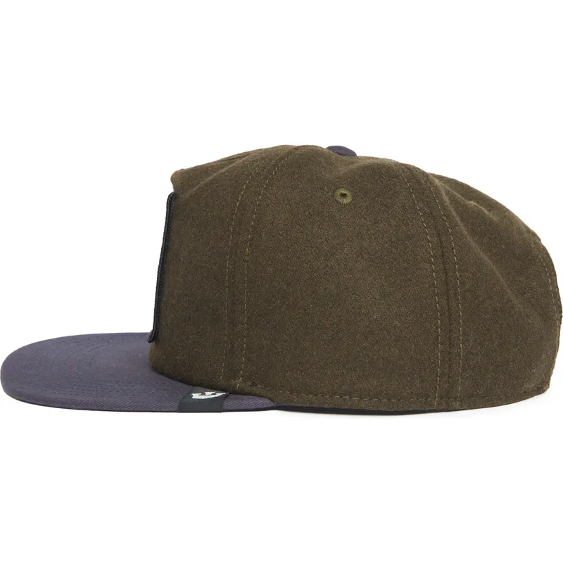 shapka-ploska-zelena-snapbek-bad-boy-top-dog-the-farm-flats-the-farm-ot-goorin-bros