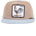 goorin-bros-ploska-kozirka-petel-cock-free-range-the-farm-flats-kafyava-i-sinya-shapka-snapback