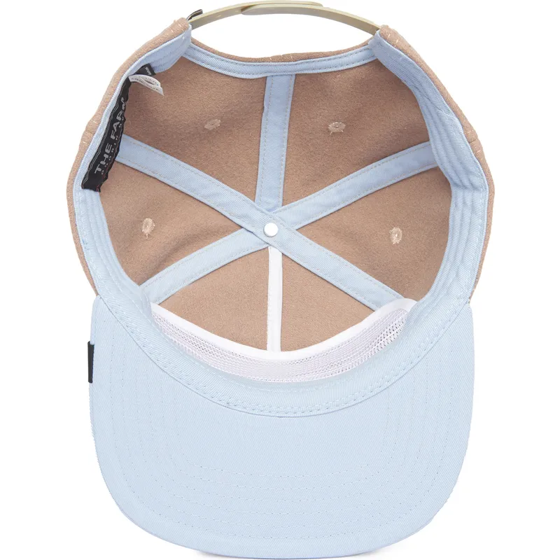 brun-og-bla-snapback-flad-kasket-med-hane-cock-free-range-the-farm-flats-fra-goorin-bros