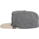 gorra-plana-gris-y-marron-snapback-oveja-black-sheep-flock-mountain-the-farm-flats-de-goorin-bros