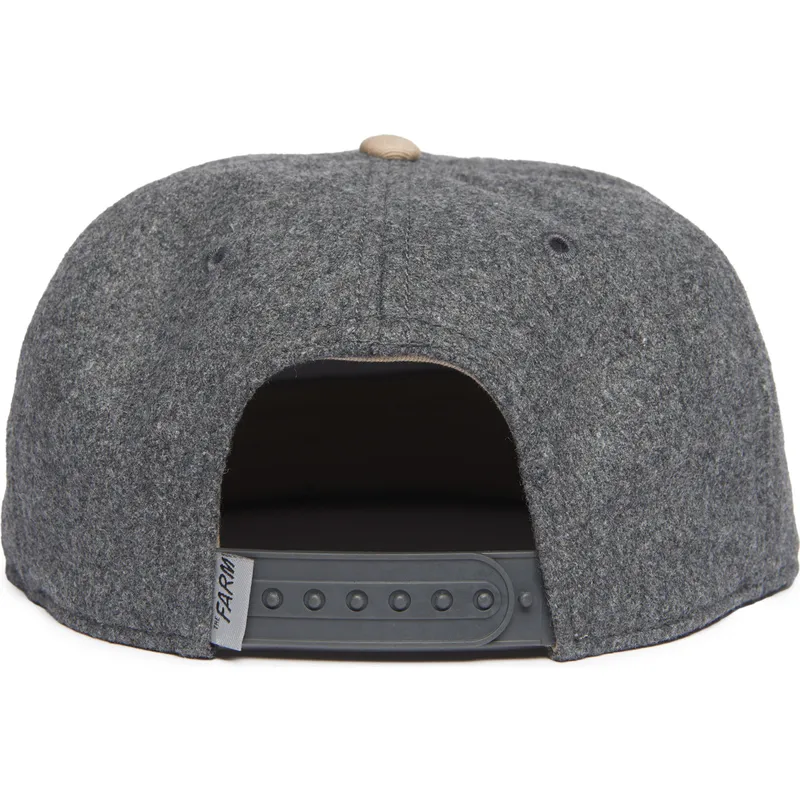 shapka-ploska-siv-snapbek-the-farm-ot-goorin-bros